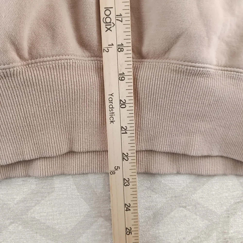Nike‎ Sportswear Center Swoosh Essential Fleece Pullover Hoodie Sand Beige XS